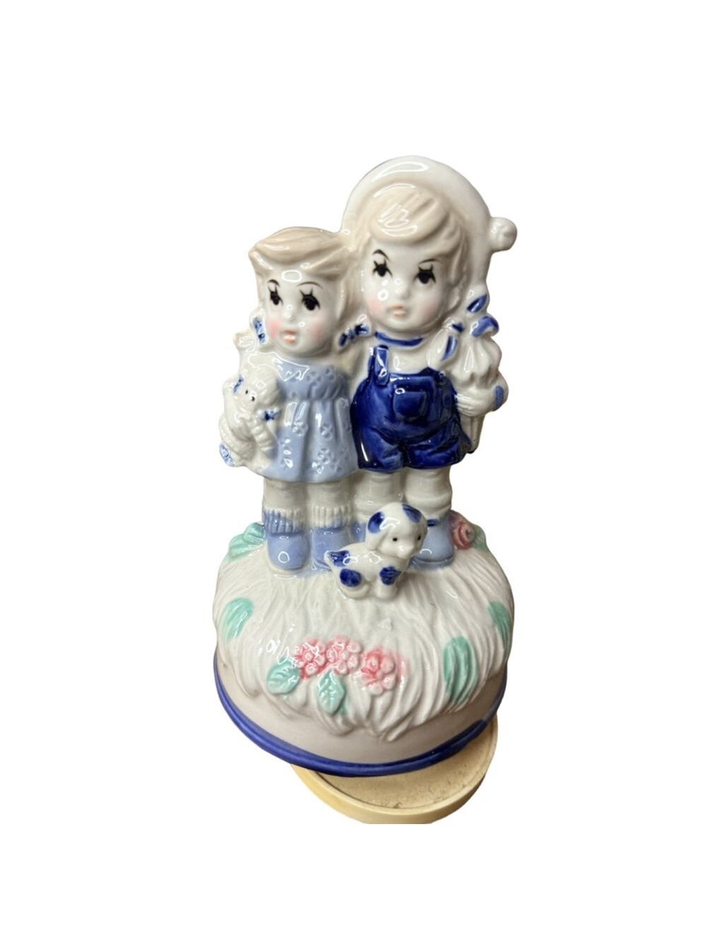Vintage wind up musical Man woman piano boy girl baby 5 pieces 4 musical - Picture 3 of 16